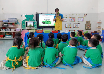 HOẠT ĐỘNG CỦA BÉ Ở TRƯỜNG MẦM NON TUỔI THƠ