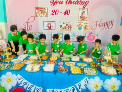 TIỆC BUFFET CỦA BÉ- CHÀO MỪNG NGÀY 20/10