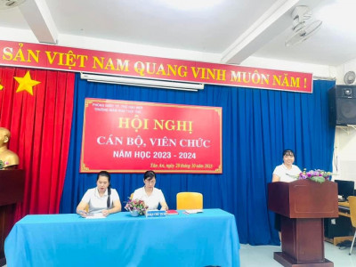 HỘI NGHỊ CÁN BỘ VIÊN CHỨC NĂM HỌC 2023-2024