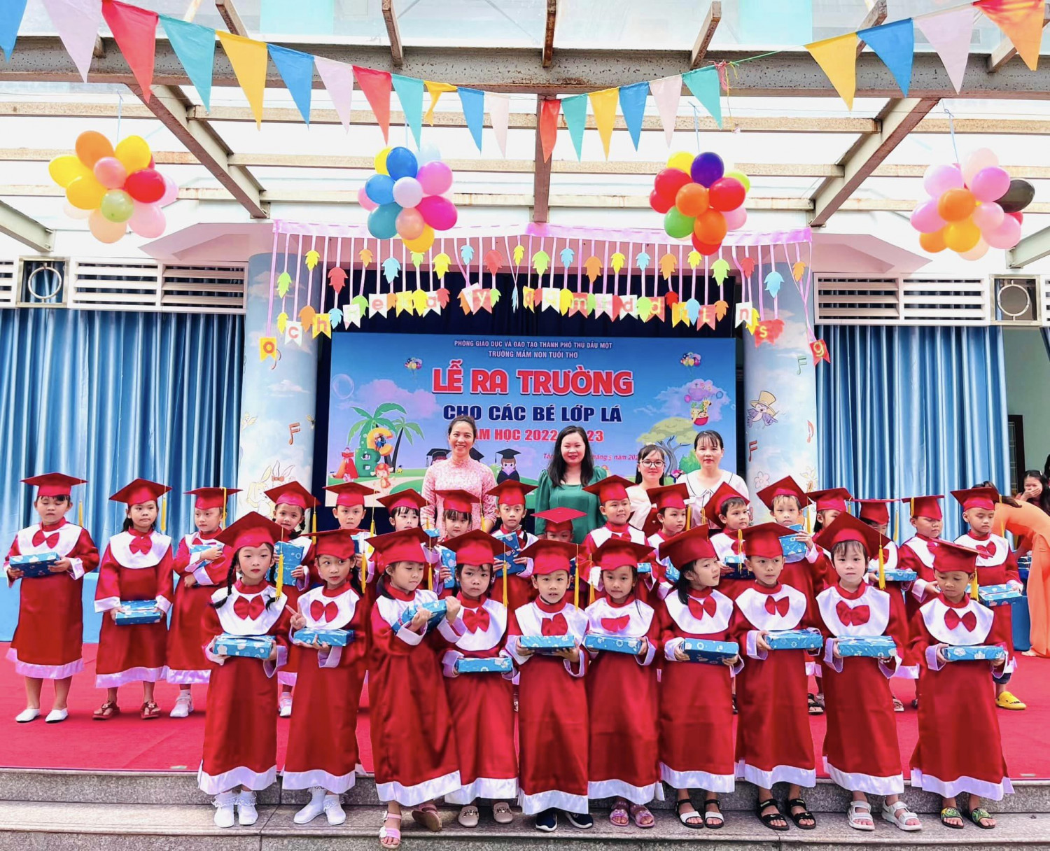 LỄ RA TRƯỜNG CHO TRẺ 5 TUỔI NĂM HỌC 2022-2023