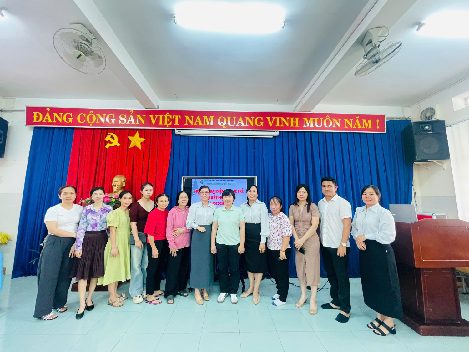 TRƯỜNG MẦM NON TUỔI THƠ TỔ CHỨC HỌP BAN ĐẠI DIỆN CHA MẸ HỌC SINH